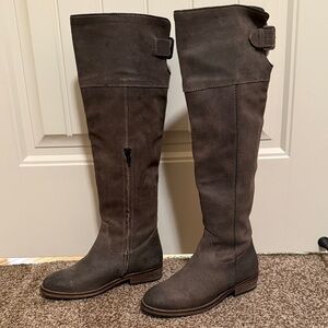 BP gray Knee-High Women's Boots